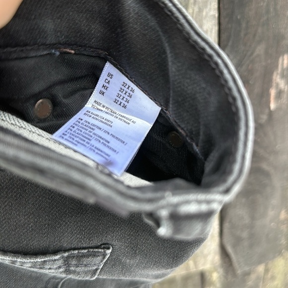 American Eagle Next Level Stretch Black Slim Jeans size 32x36 - Picture 10 of 11